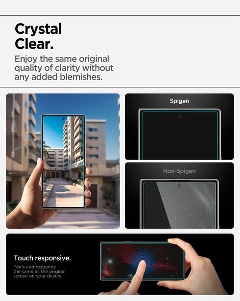 Spigen Galaxy Z Fold 7 螢幕保護貼 GLAS.tR EZ Fit Pro HD(2片裝)